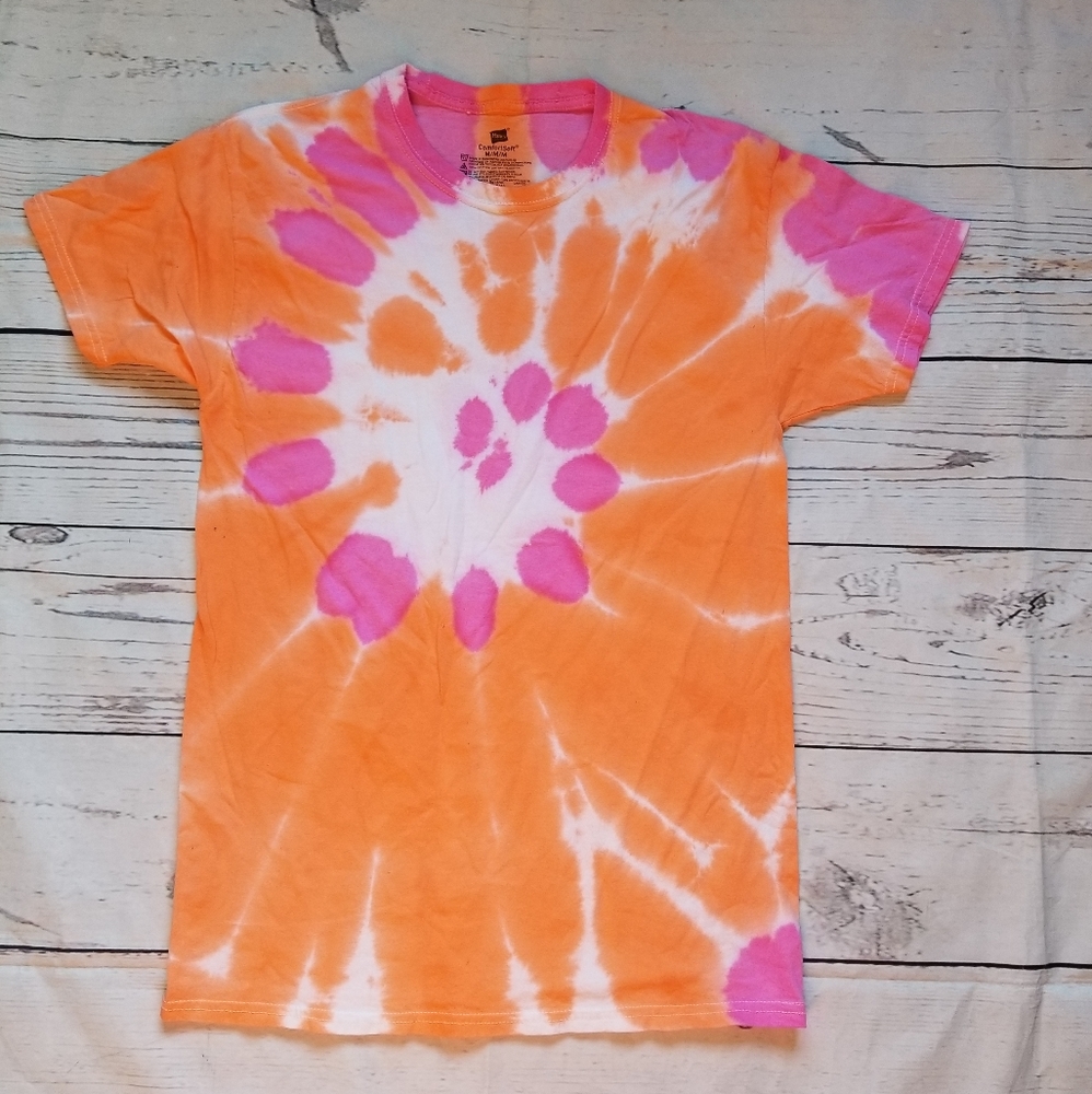 112 Tie dyed tshirt Hanes size medium